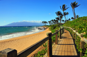 Wailea Maui Beach walking path