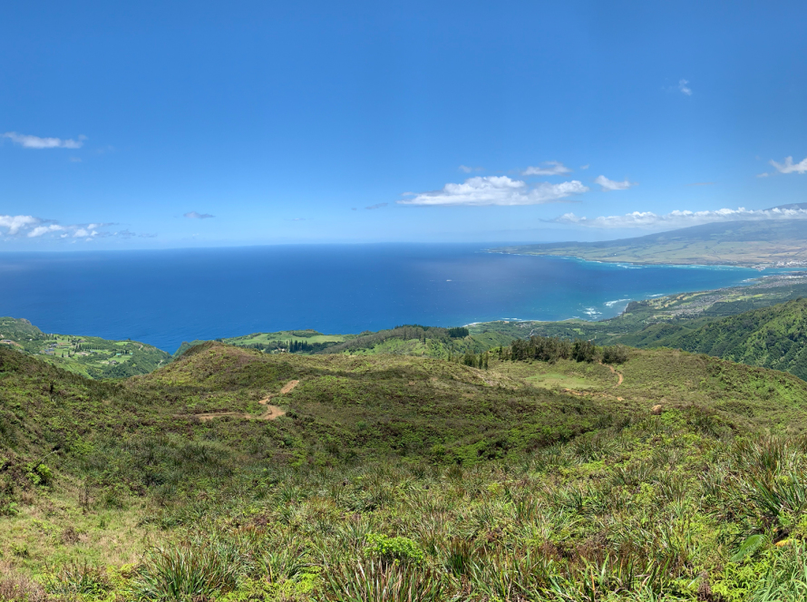 Waihee Ridge View from end of Trail