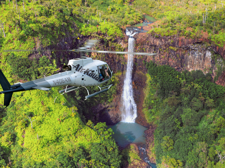 Air Kauai waterfall helicopter tour