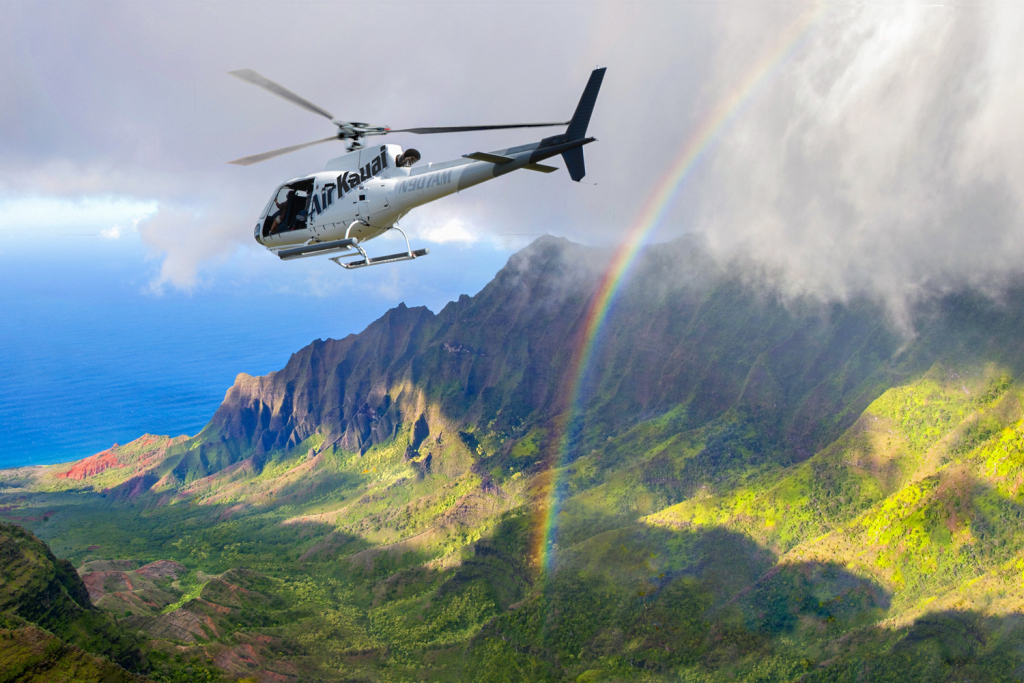 Rainbow Doors Off Helicopter Tour