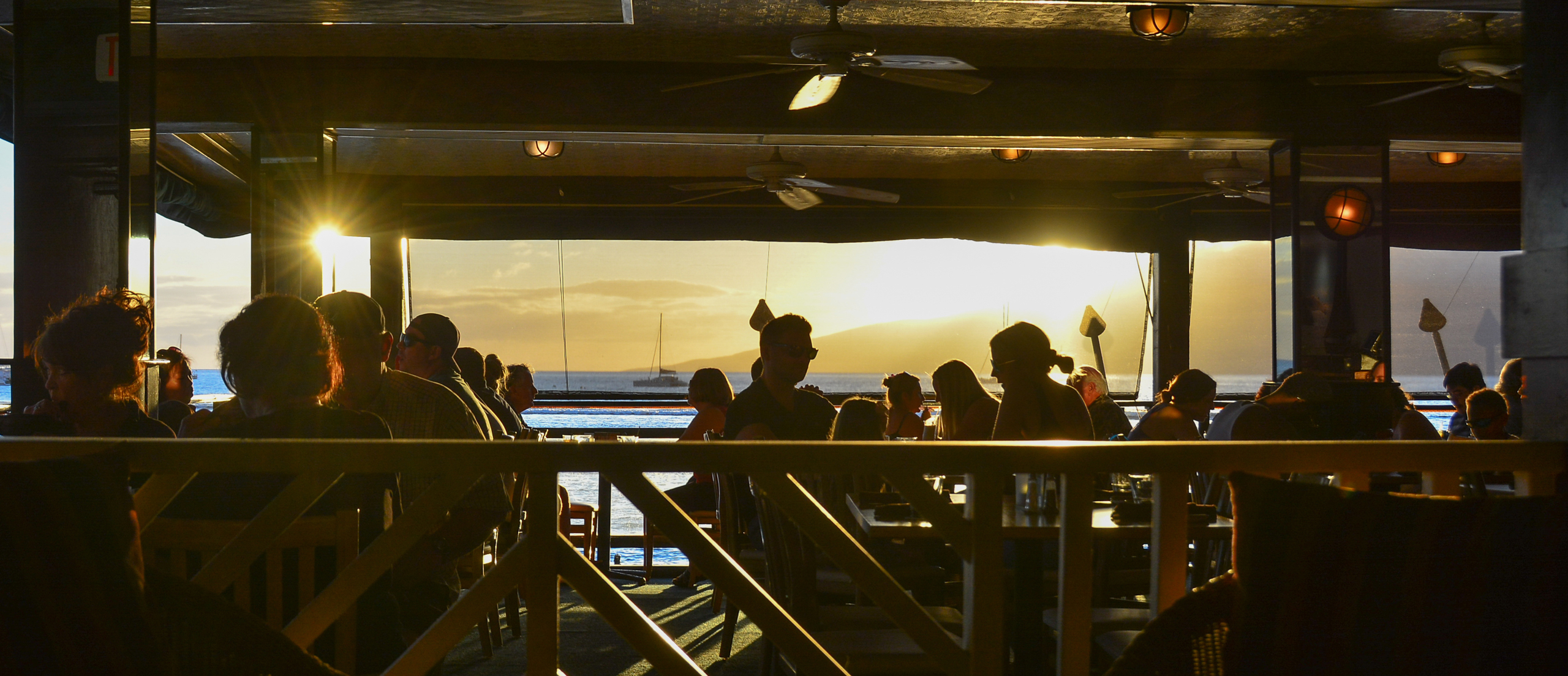 Romantic sunset dinner on maui