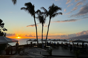 Sunset romantic dinner at Merrimans